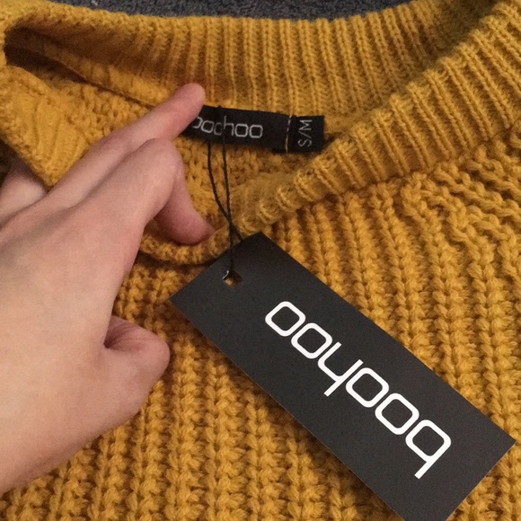 FINAL PRICE DROPMustard Yellow Wide Sleeve Sweater - Picture 3 of 8